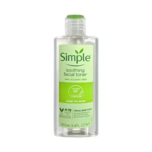 تونر سیمپل تسکین دهنده و آبرسان مدل kind to skin